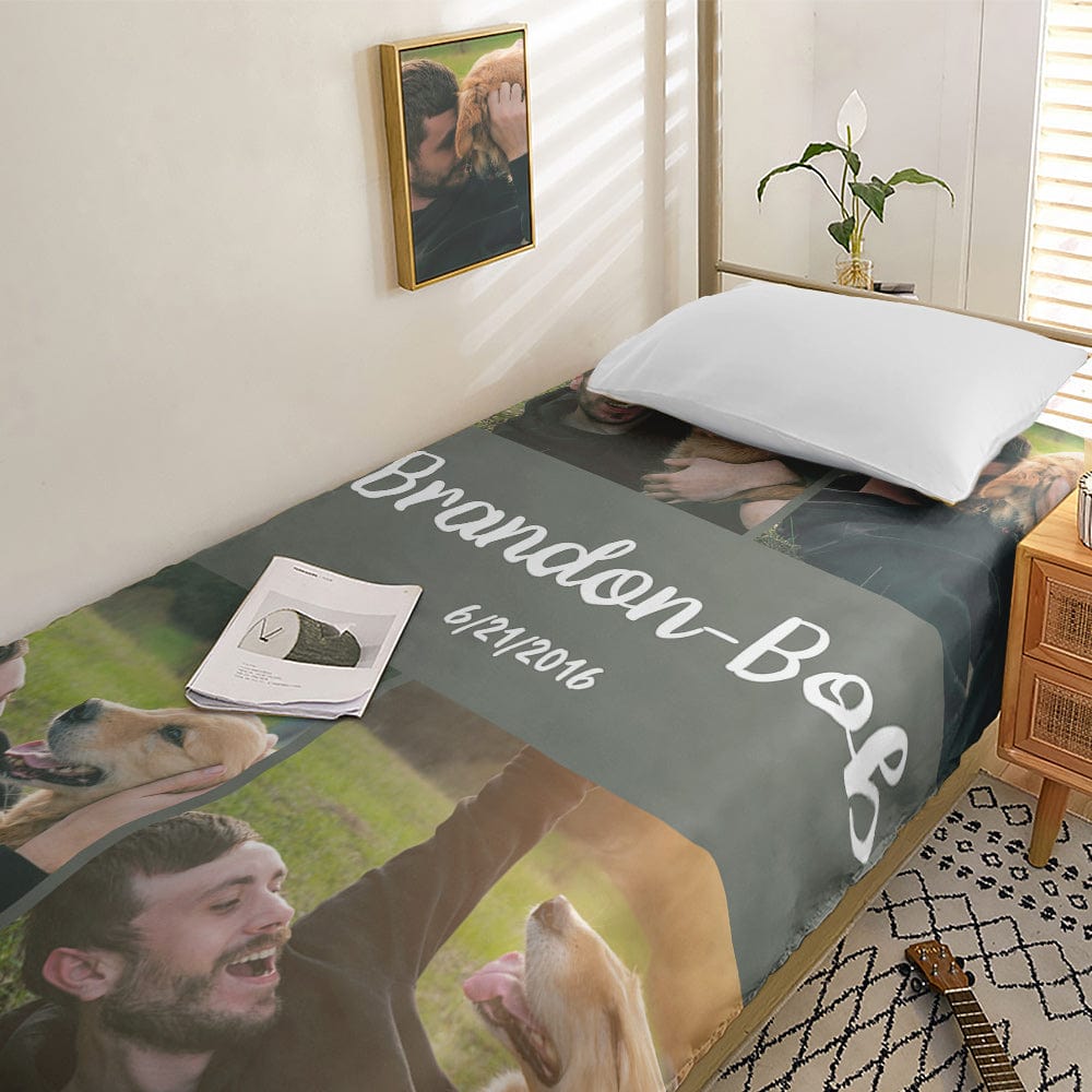 Personalised Photo Collage Duvet Cover | Custom Bedding Set & Unique Gift