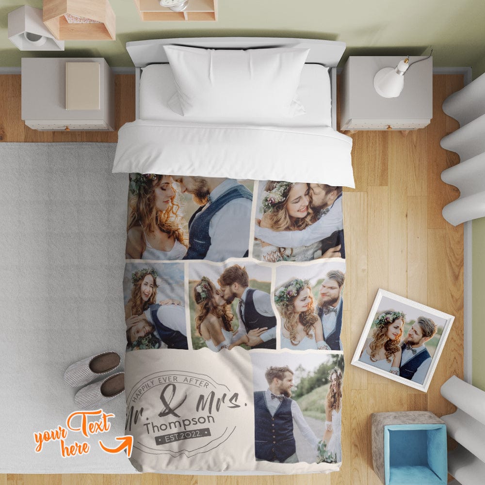 Personalised Photo Collage Duvet Cover | Custom Bedding Set & Unique Gift