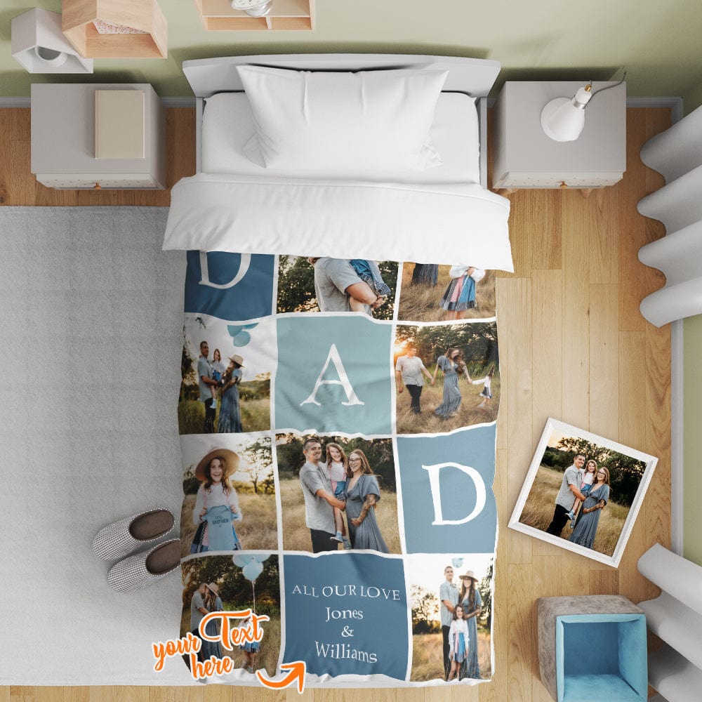Personalised Photo Collage Duvet Cover | Custom Bedding Set & Unique Gift