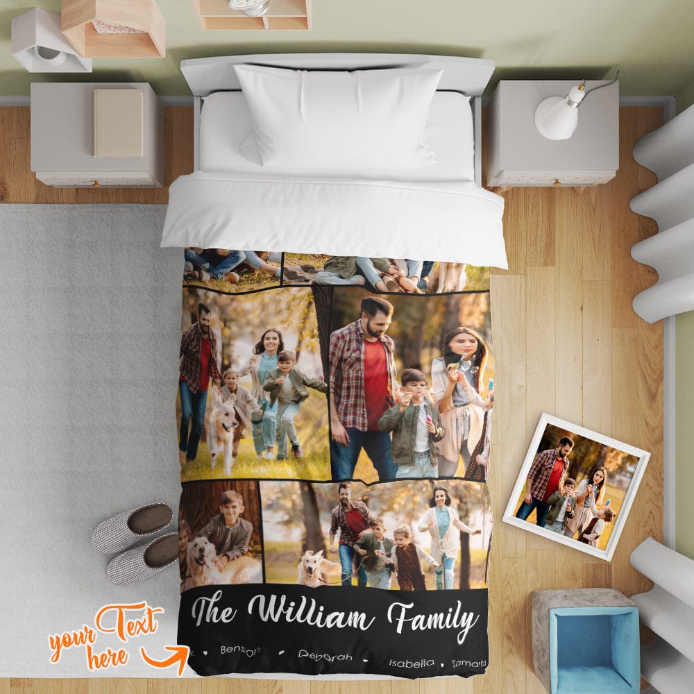 Personalised Photo Collage Duvet Cover | Custom Bedding Set & Unique Gift