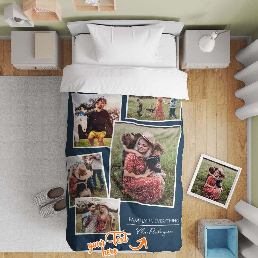 Personalised Photo Collage Duvet Cover | Custom Bedding Set & Unique Gift
