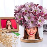 Custom Photo Flower Planter Pot Personalized Funny Ceramic Succulent Plant Pot