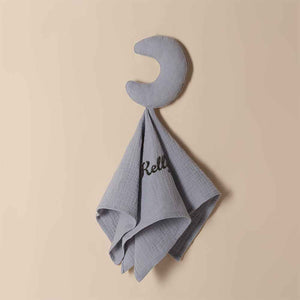 Personalized Soothe Towel Bibs Star Soft Sleeping Towel with Embroidered Name Gift for Baby