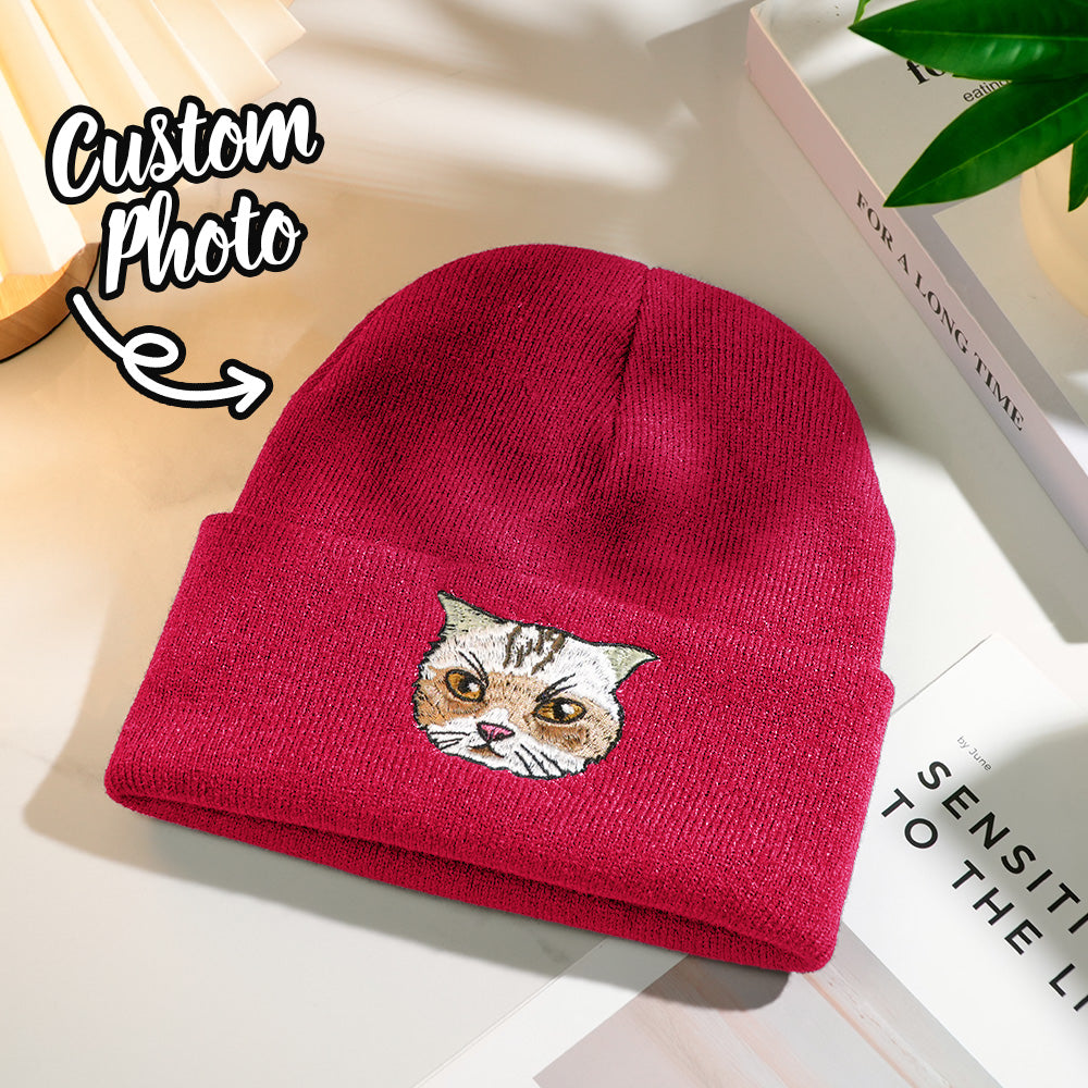 Selection of colour options for the personalised embroidered pet beanie so you can choose your favourite custom beanie shade