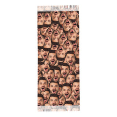 Personalised Photo Scarf - Custom Face Imitation Cashmere Ladies Scarves