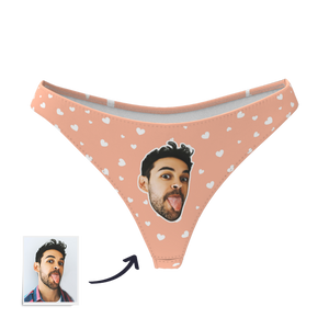 Sweet Heart - Women's Popular Custom Face Thong Pantie Underwear