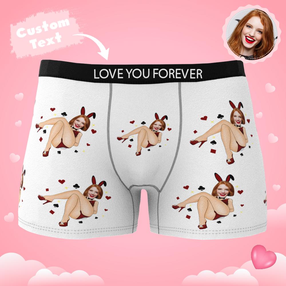 AR demonstration with phone scanning personalised boxers — interactive Valentine's gift idea for boyfriend