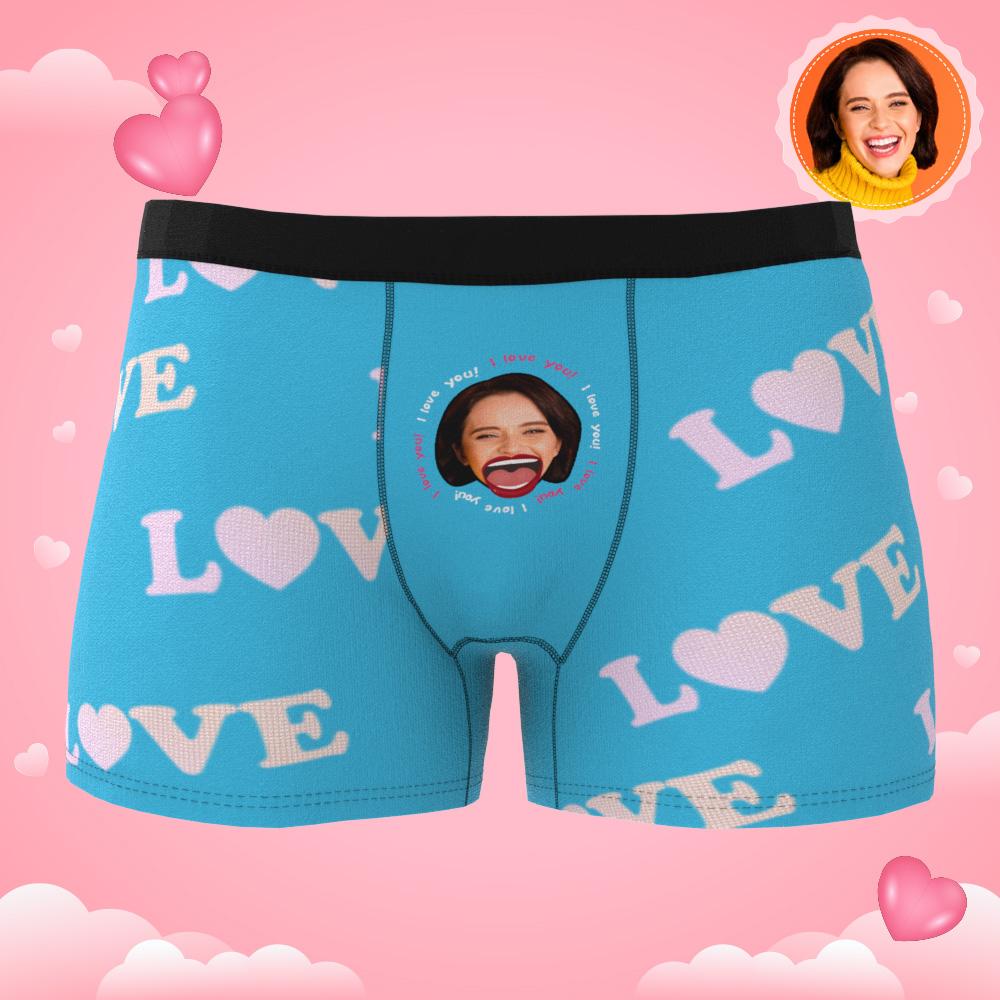 Custom Photo Boxer Shorts with AR Effect | Personalised Men's Underwear Gift