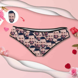 Custom Face Mash Women Panties Gift for Her Underwear
