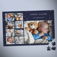 Custom Photo Jigsaw Puzzle Gift For Newborn 35 1000 Pieces - 9 Pictures
