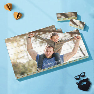 Personalized Gift Custom Building Brick Photo Block Personalised Brick Puzzles Gift for Mom