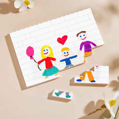 Custom Graffiti Style Building Brick Photo Building Blocks For Kids