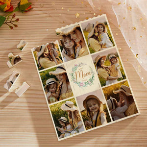 Custom Building Block Puzzle Vertical Building Photo Brick Best Mom Ever