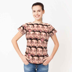 Custom Face T Shirt Printing Unisex Tee Shirts