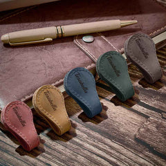 Personalized Magnetic Leather Bookmark Custom Name Magnetic Bookmark for Reader