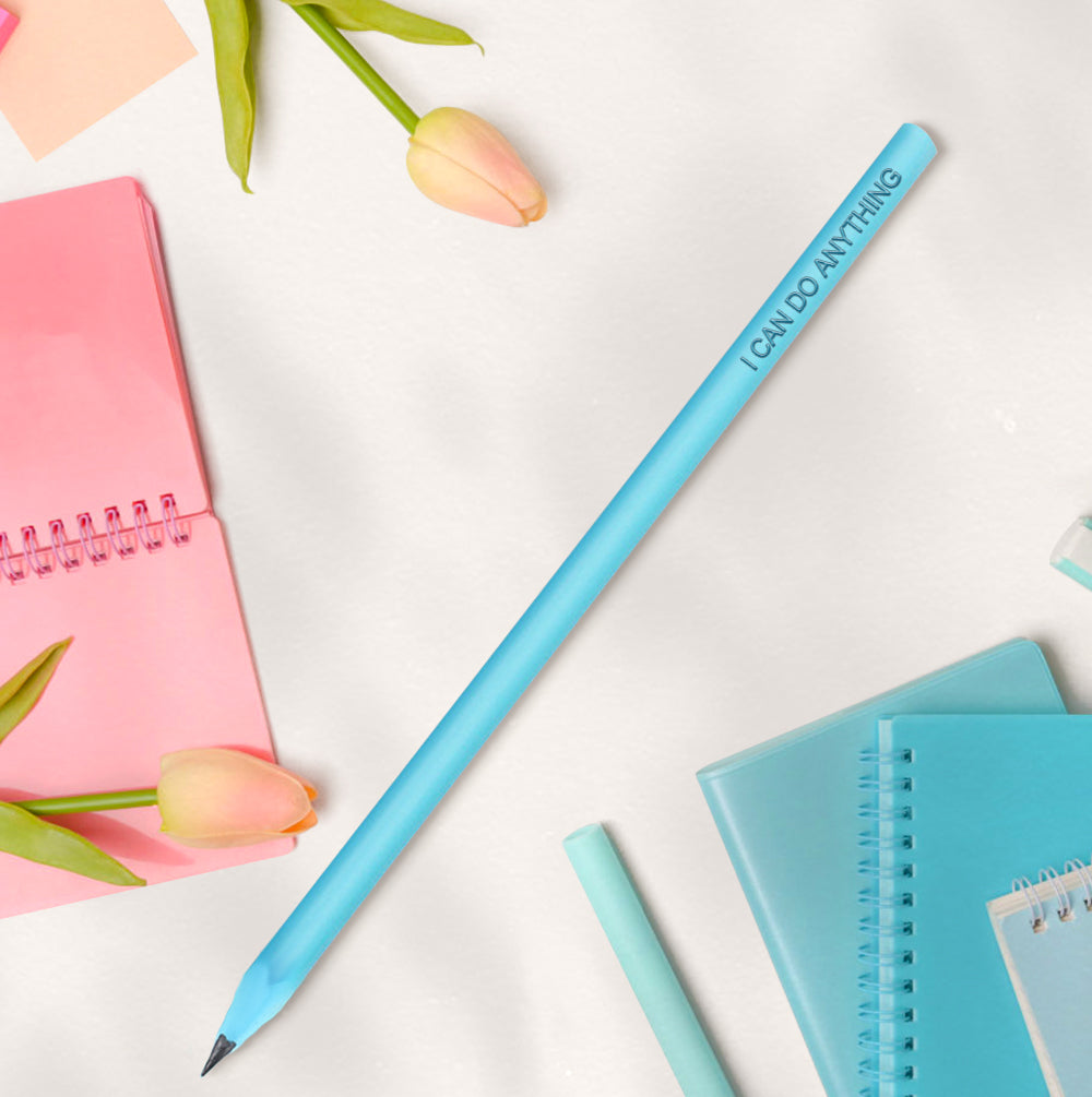 Teacher thank-you bundle of personalised pencils ready for gifting — custom name pencils for school staff appreciation