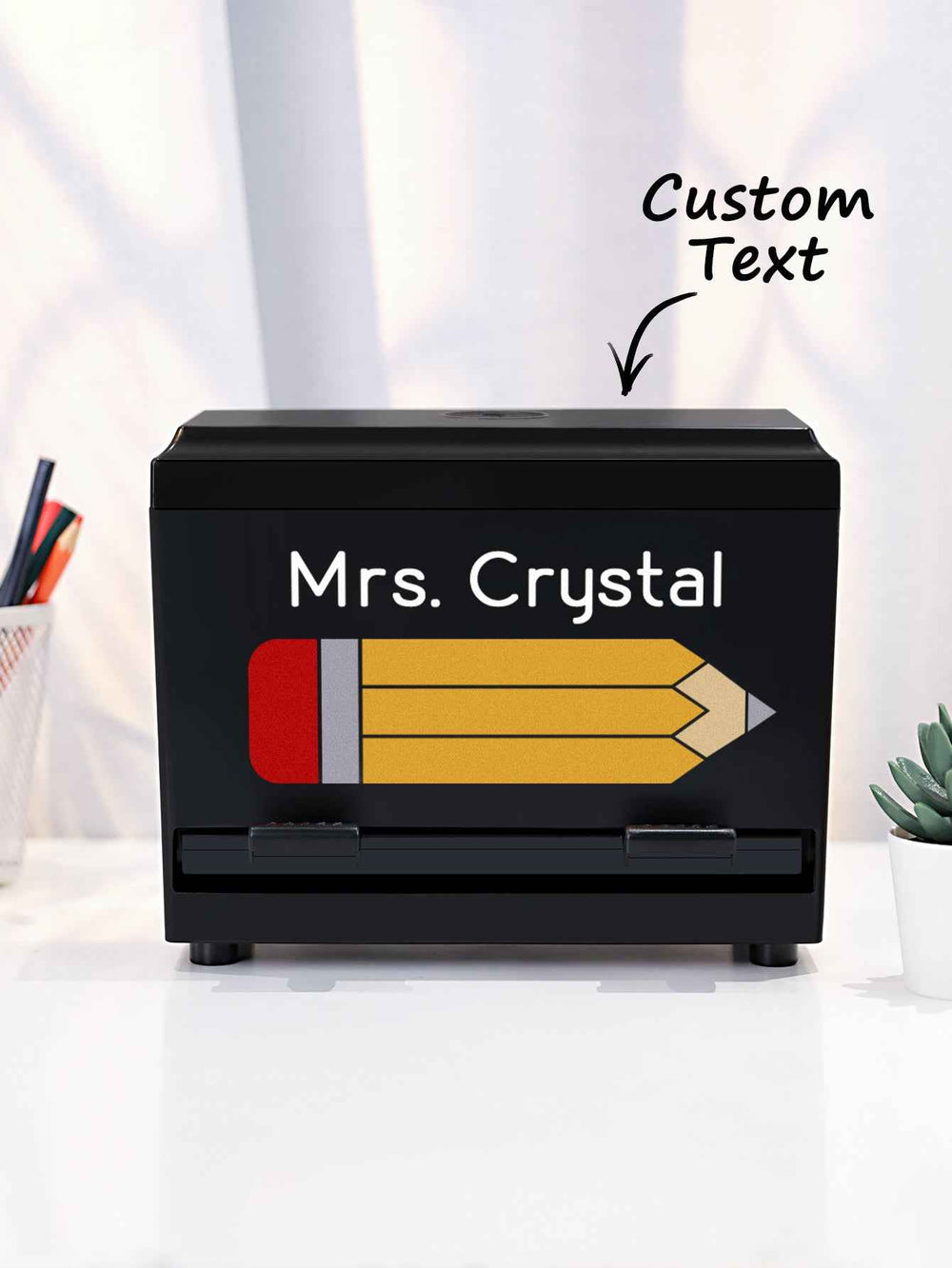 Personalized Pencil Dispenser with Name Pencil Cases Appreciation Gift for Teacher