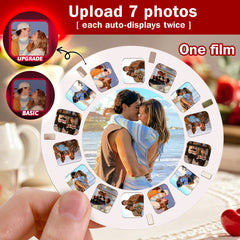 Personalised 3D Viewfinder Photo Reel Insert - Custom Engraved Upgrade Version