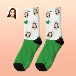 Custom Photo Thick Socks Custom Face Love Warm Gifts