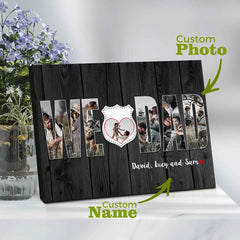 Custom Home Wall Decor Father's Day Gift For Father from My Dearest Dad Gift for Father's Day