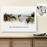 Personalised Sound Wave Canvas Print | Unique Wedding & Anniversary Gift