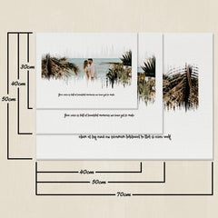 Personalised Sound Wave Canvas Print | Unique Wedding & Anniversary Gift