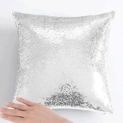 Custom Photo Magic Sequin Pillow Case - Personalised Gift with Reversible Design