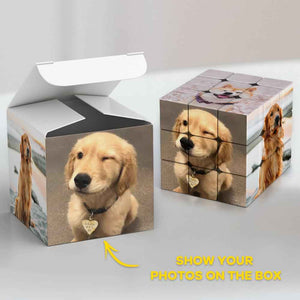 Customized Multi Photo Cube Mother's Day Gift Magic Cube Birthday Gift Christmas Gift