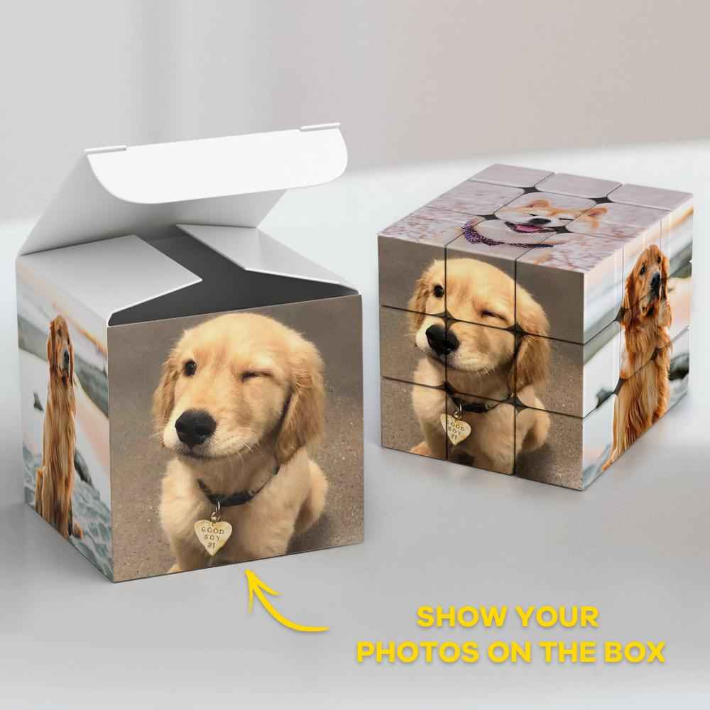 Customized Multi Photo Cube Mother's Day Gift Magic Cube Birthday Gift Christmas Gift