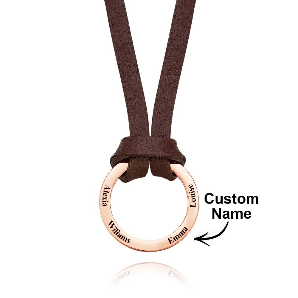 Lifestyle Shot of a Man Wearing the Personalised Necklace