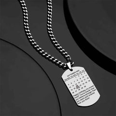 Custom Photo Necklace With Words Photo And Date Perfect Gift For Loved Ones On Birthday