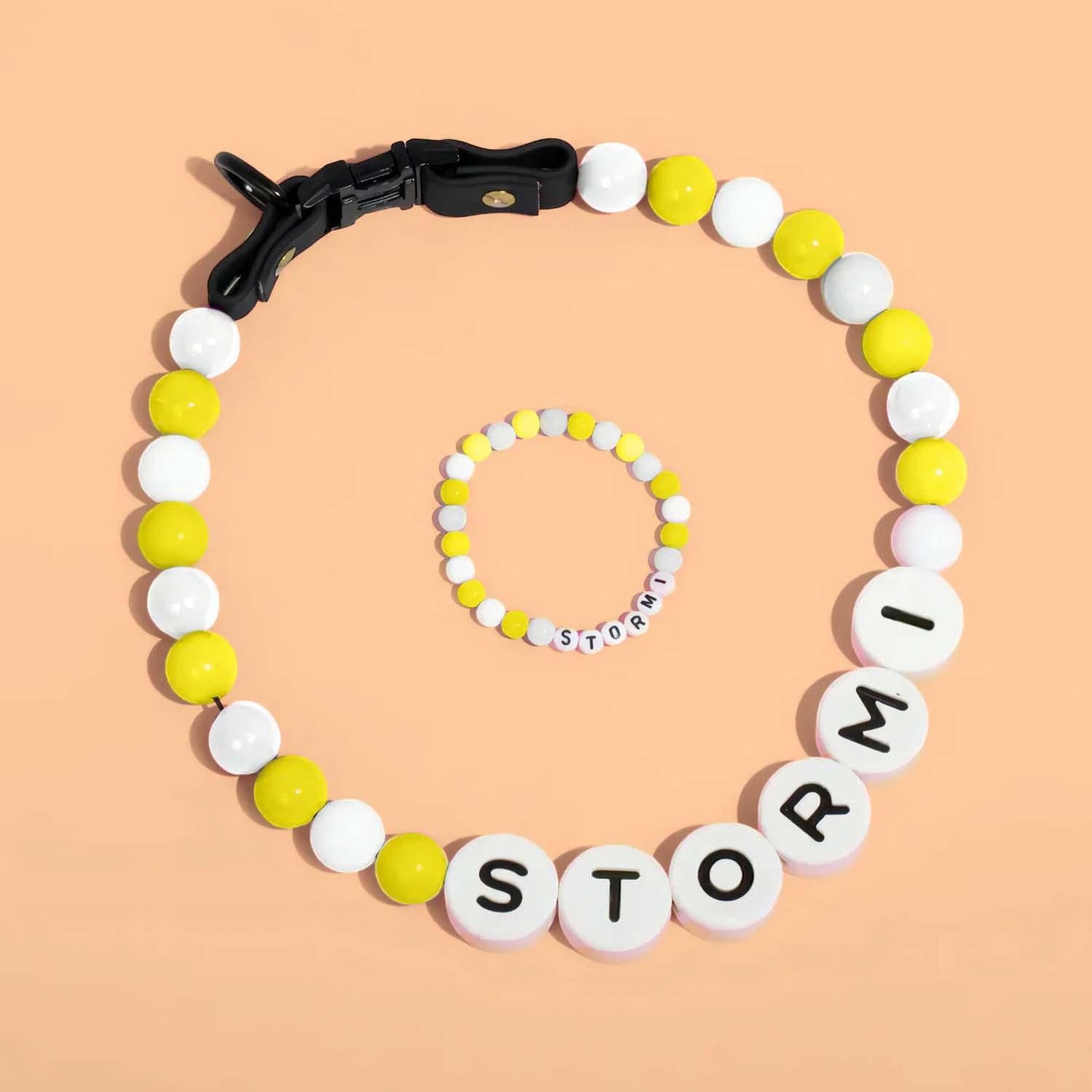 Personalised Pet Name Necklace with Free Matching Bracelet
