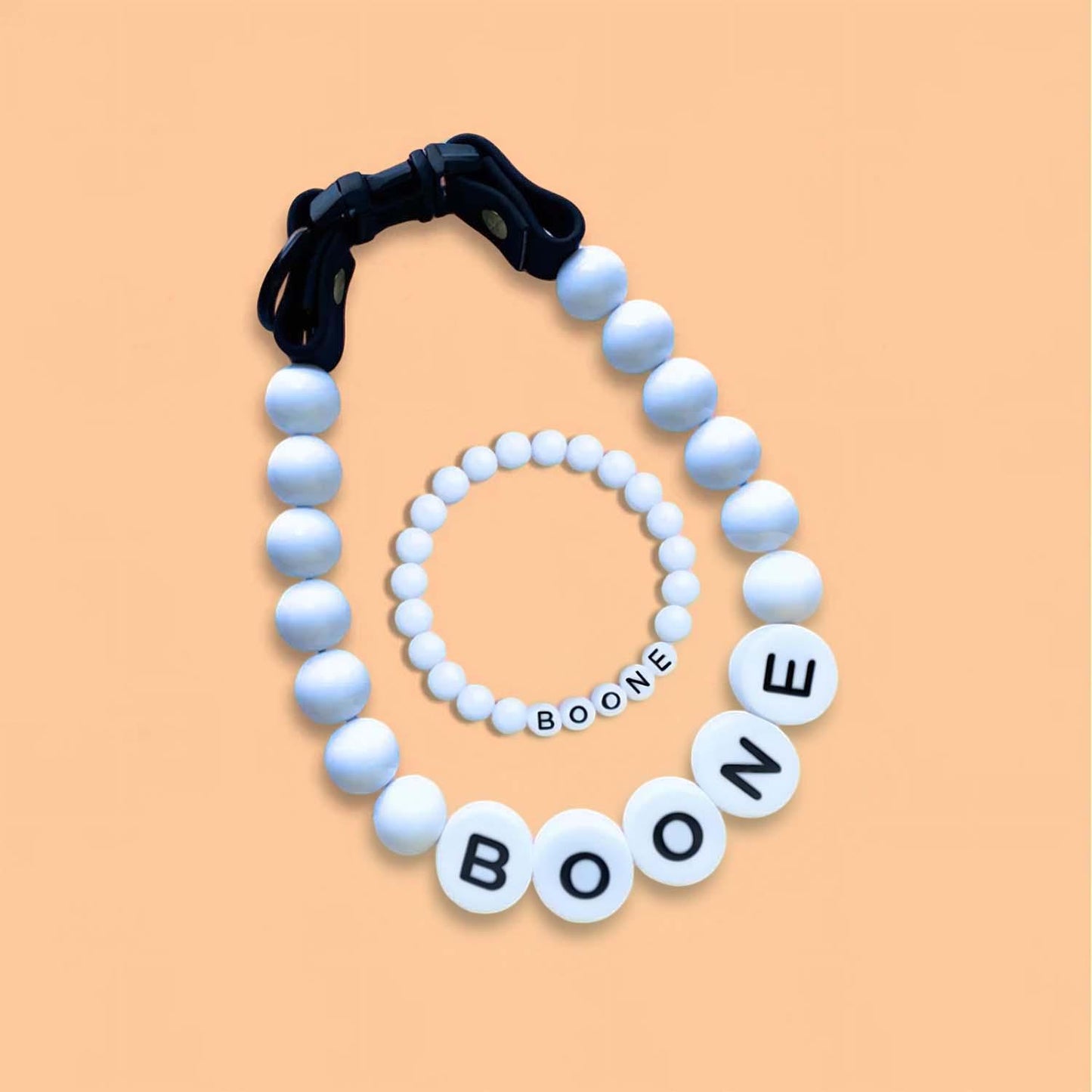 Personalised Pet Name Necklace with Free Matching Bracelet