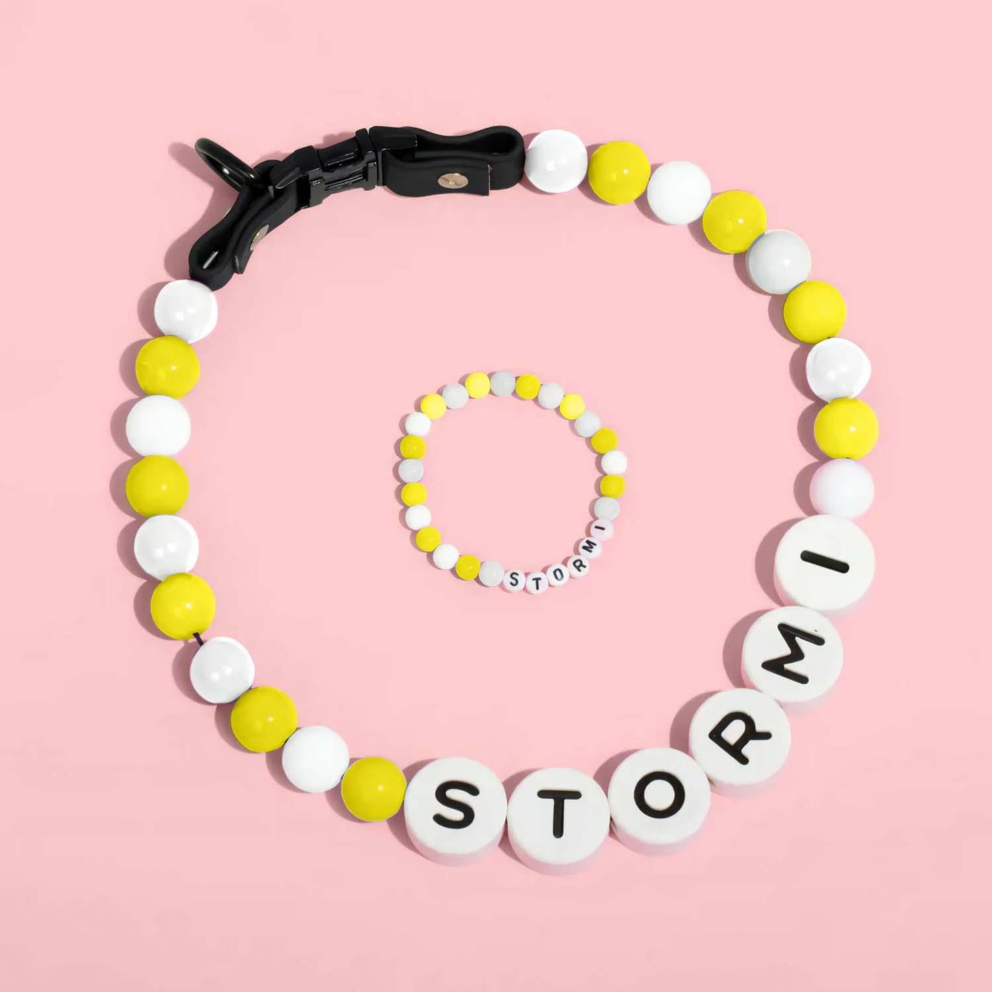 Personalised Pet Name Necklace with Free Matching Bracelet