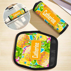 Personalized Vacation Element Luggage Handle Wraps Travel Accessories Gift for Travel Lovers