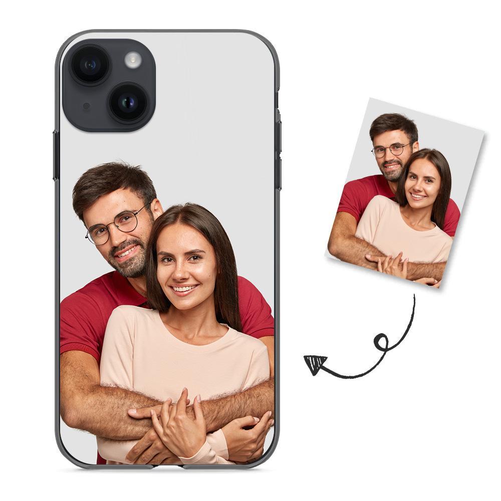 Customisable Trump iPhone case in high-quality TPU with raised edges; precisely moulded for iPhone 15/14/13/12/11 and X, featuring head customisation and optional engraving.