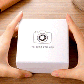 Personalised Camera Film Roll Keychain | Custom Photo Gift for Him