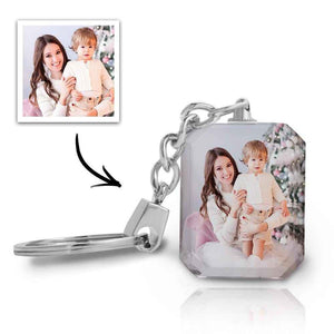 Mother's Day Gifts Photo Keychain Crystal Keychain