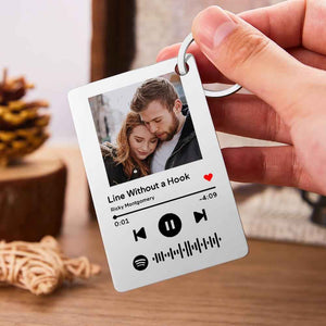 Custom Keychain With Picture Valentine's Day Birthday Gifts Personalized Keychains for Men Women