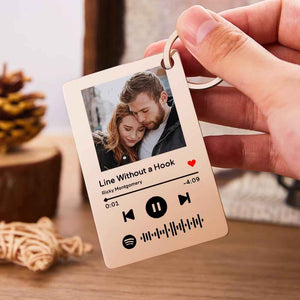 Custom Keychain With Picture Valentine's Day Birthday Gifts Personalized Keychains for Men Women