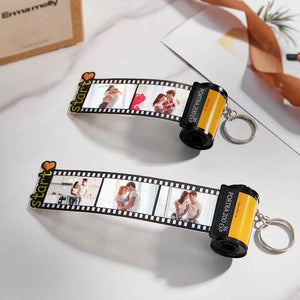 Custom Photo Film Roll Keychain Personalized Vintage Roll Keychain Anniversary Gift