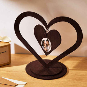 Custom Photo Heart Ornaments Photo Frame Creative Gifts