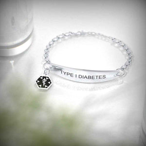 Type 1 Diabetes Bracelet Personalized Diabetes Awareness Bracelet Gift For Diabetic