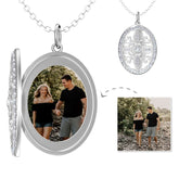 Personalised Photo Necklace - Custom Engraved Birthday & Anniversary Gift