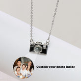 Personalised Photo Projection Necklace - Custom Camera Locket Anniversary Gift