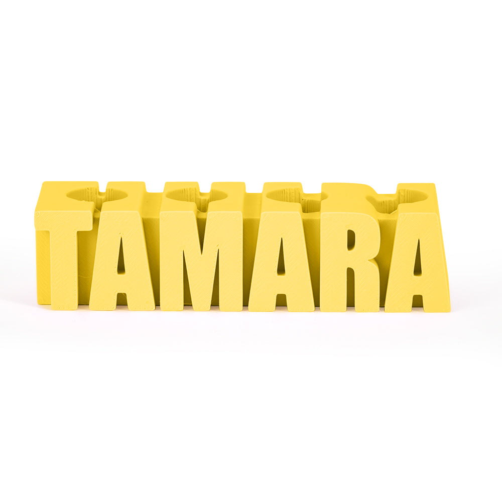 Personalised 3D Print Name Pen Holder | Office & Desk Organiser for Kids