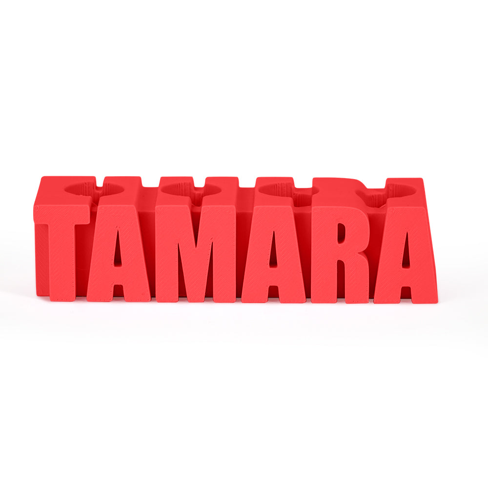 Personalised 3D Print Name Pen Holder | Office & Desk Organiser for Kids