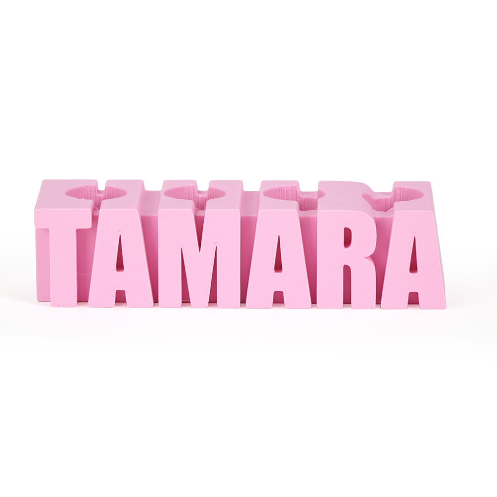 Personalised 3D Print Name Pen Holder | Office & Desk Organiser for Kids