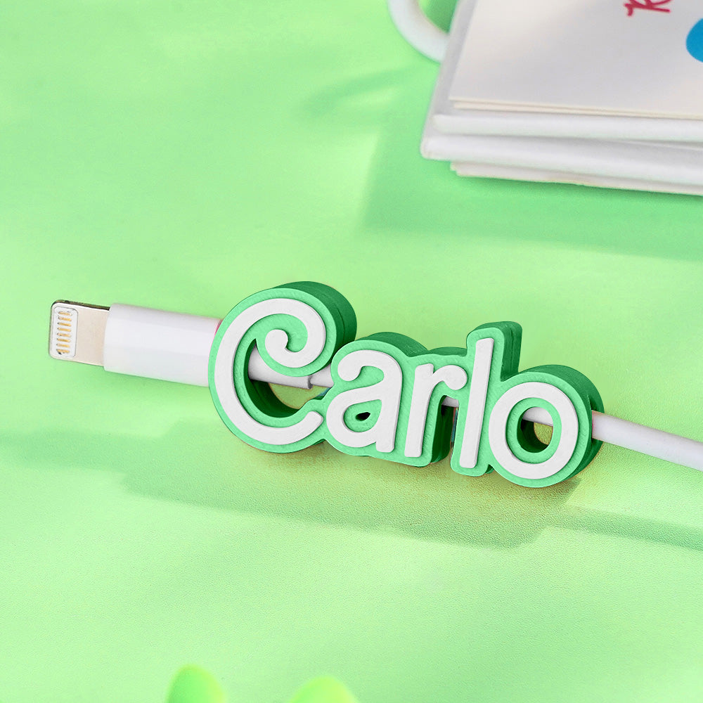 Lifestyle shot showing cable tidy in use on a laptop or desk setting.
