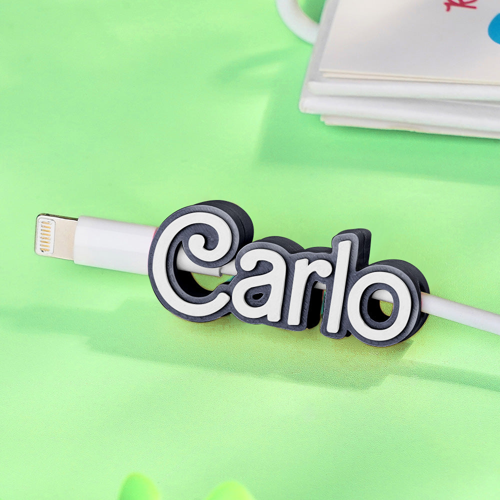 Cable clip securely grips standard USB and charging cables without slipping.